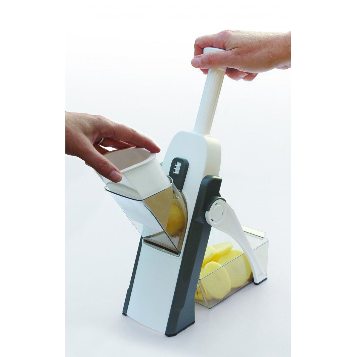 Safe Slicer Mandoline Cutter, Vegetables, Chopper for Kitchen Accessories,Slim Storage_5_Souq9_3